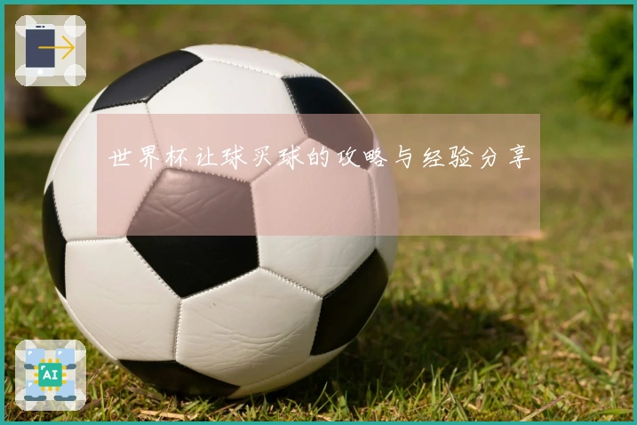 世界杯让球买球的攻略与经验分享
